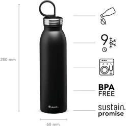 Aladdin Chilled Thermavac 550 Ml - Thermo-Trinkflasche -Trangia Geschaft aladdin chilled thermavac 550 ml thermo trinkflasche lava schwarz ala 10 09425 007 15