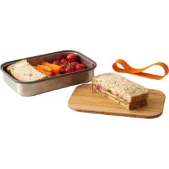 Black+blum Stainless Steel Sandwich Box 900 Ml - Edelstahl-Proviantdose -Trangia Geschaft black blum stainless steel sandwich box 900 ml edelstahl proviantdose orange bbl bam sb003 1