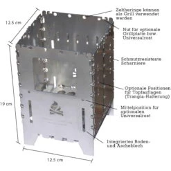 Bushcraft Essentials Bushbox XL Profi Set - HOBO Kocher -Trangia Geschaft bushcraft essentials bushbox xl profi set hobo kocher bce 024 2