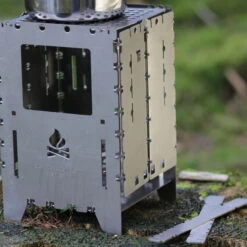 Bushcraft Essentials Bushbox XL Titanium - HOBO Kocher -Trangia Geschaft bushcraft essentials bushbox xl titanium hobo kocher bce 037 11