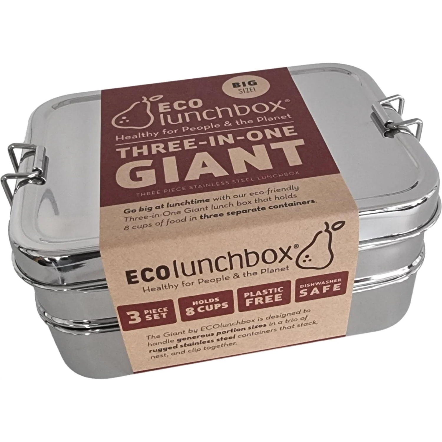 ECOlunchbox Three-in-One Giant - Proviantdose 3 ECOlunchbox Three-in-One Giant - Proviantdose