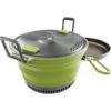 GSI Escape Set - Faltbarer Kochtopf Und Pfanne -Trangia Geschaft gsi escape set faltbarer kochtopf und pfanne green 50236 0