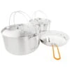 GSI Galcier Stainless Troop Cookset - Kochset -Trangia Geschaft gsi galcier stainless troop cookset kochset 68208 5