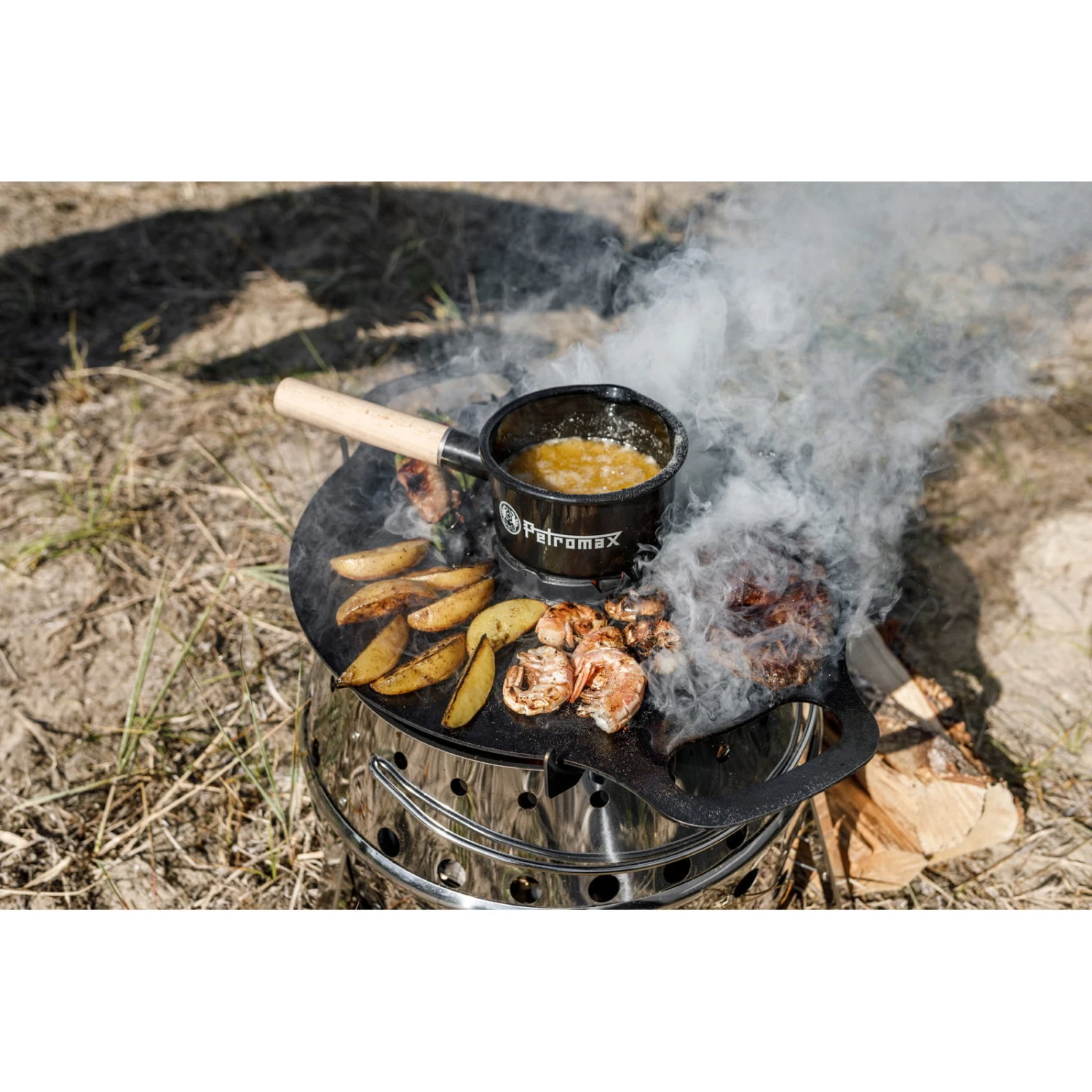 Petromax Atago-plate-c - Kochaufsatz Für Atago Grillplatte 5 Petromax Atago-plate-c - Kochaufsatz Für Atago Grillplatte – Bild 3