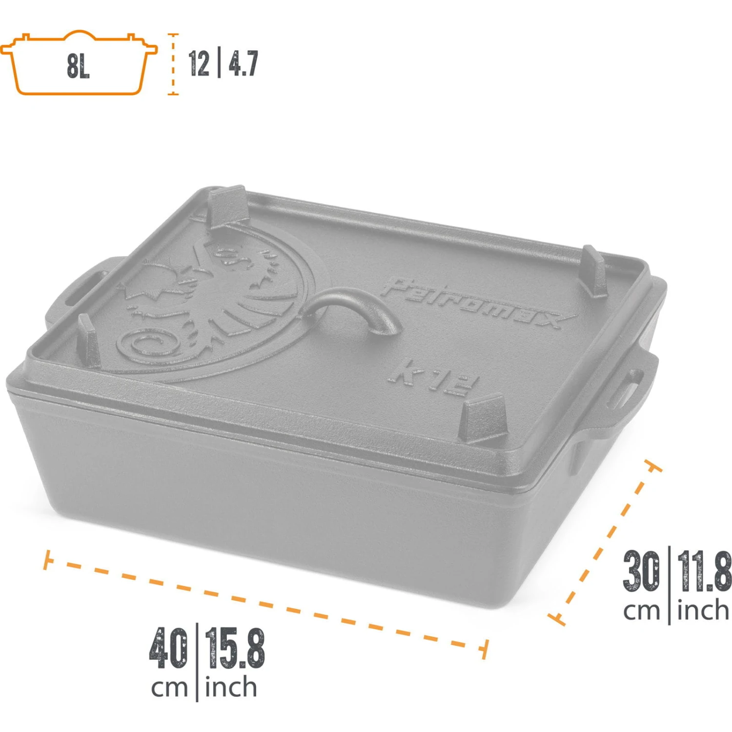 Petromax Kastenform K12 8 Petromax Kastenform K12 – Bild 6