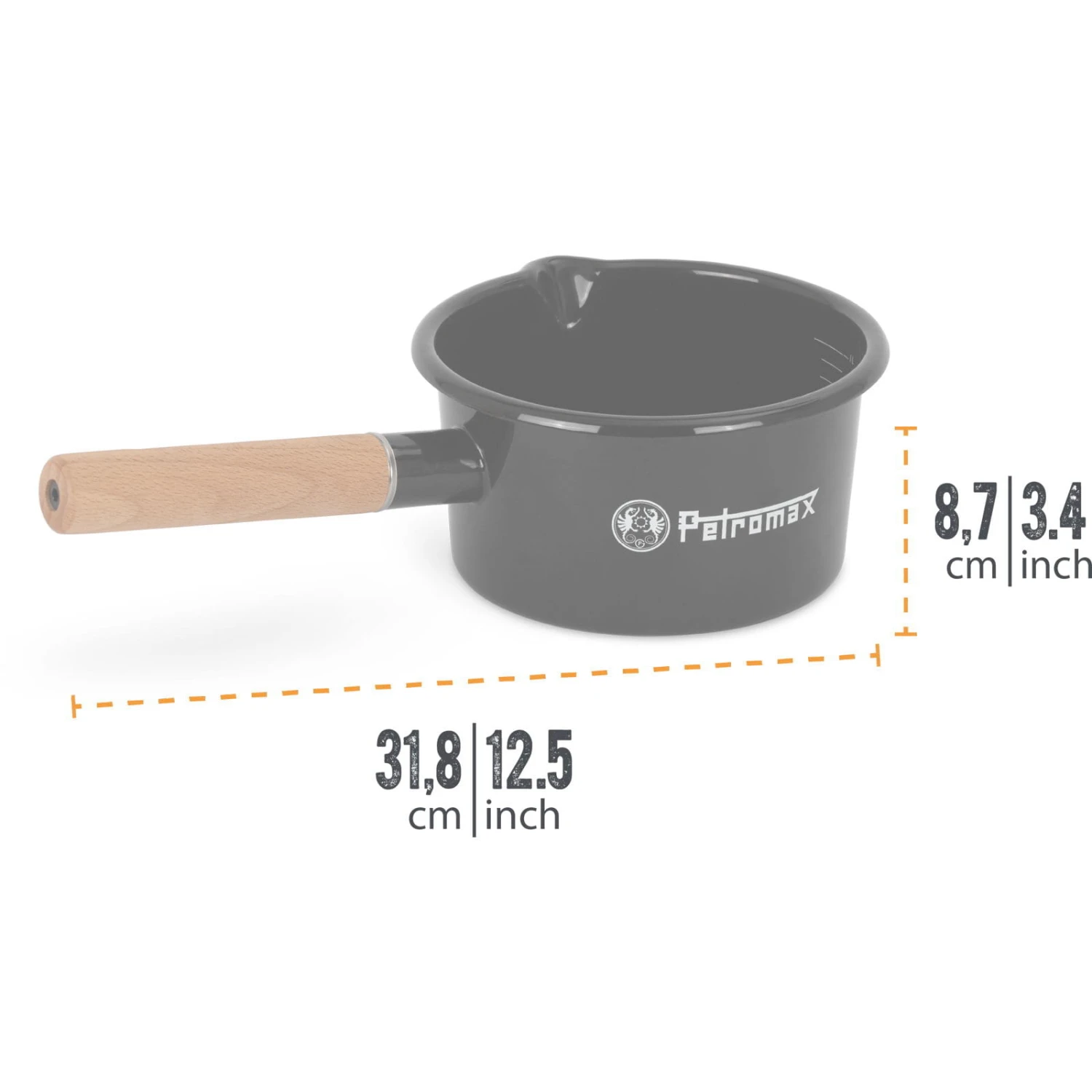 Petromax Panen 1.0 - Emaille Stieltopf 6 Petromax Panen 1.0 - Emaille Stieltopf – Bild 4