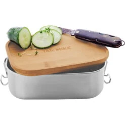 Tatonka Lunch Box I Bamboo 800 Ml - Edelstahl-Proviantdose -Trangia Geschaft tatonka lunch box i bamboo 800 ml edelstahl proviantdose stainless tat 4204 000 2